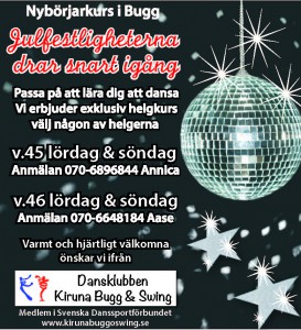 DKKBS nybörjarkurser i bugg v45 och v46 2014